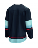 Men's Seattle Kraken Fanatics Deep Sea Blue Home Breakaway Jersey