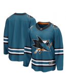 Men's San Jose Sharks Fanatics Teal Home Breakaway Jersey Men's San Jose Sharks Fanatics Teal Home Breakaway Jersey