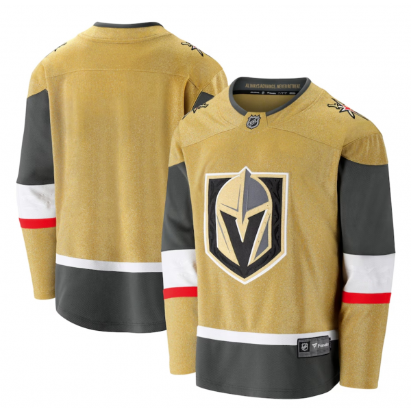 Men's Vegas Golden Knights Fanatics Gold Home Breakaway Jersey
