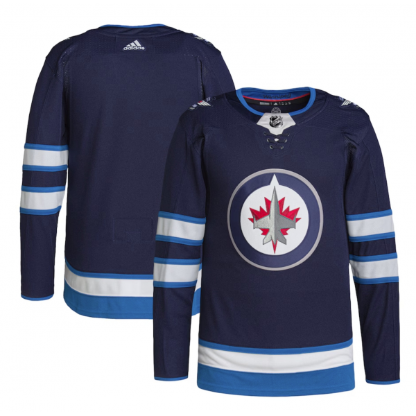 Men's Winnipeg Jets adidas Navy Home Authentic Jersey Men's Winnipeg Jets adidas Navy Home Authentic Jersey