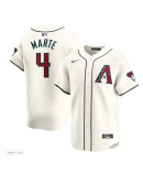 Men's Arizona Diamondbacks Ketel Marte Nike White Home Limited Player Jersey
