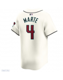 Men's Arizona Diamondbacks Ketel Marte Nike White Home Limited Player Jersey