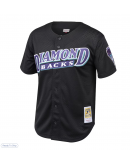 Youth Arizona Diamondbacks Randy Johnson Mitchell & Ness Black Cooperstown Collection Mesh Batting Practice Jersey