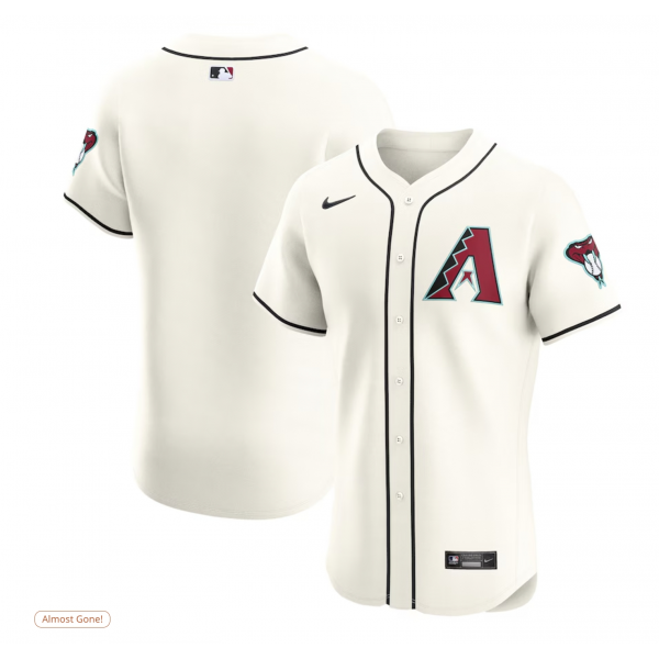 Men's Arizona Diamondbacks Nike Cream Elite Jersey
