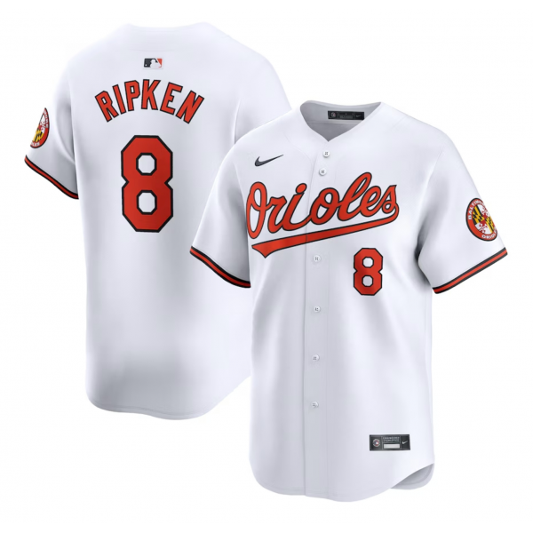 Men's Baltimore Orioles Cal Ripken Jr. Nike White Home Limited Player Jersey