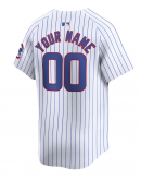Men's Chicago Cubs Nike White Home Limited Custom Jersey Men's Chicago Cubs Nike White Home Limited Custom Jersey