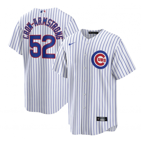 Men's Chicago Cubs Pete Crow-Armstrong Nike White Home Replica Player Jersey