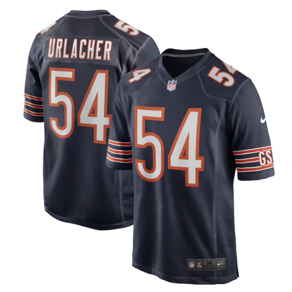 Men's Chicago Bears Brian Urlacher Nike Navy Game Retired Player Jersey