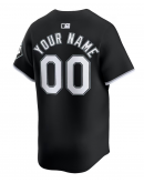 Men's Chicago White Sox Nike Black Alternate Limited Custom Jersey