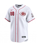 Men's Cincinnati Reds Nike White Home Limited Custom Jersey Men's Cincinnati Reds Nike White Home Limited Custom Jersey
