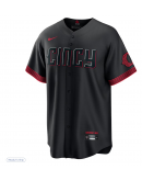 Men's Cincinnati Reds Nike Black City Connect Replica Jersey