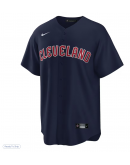 Men's Cleveland Guardians Josh Naylor Nike Navy Alternate Replica Jersey