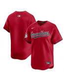 Men's Cleveland Guardians Nike Red Alternate Limited Jersey Men's Cleveland Guardians Nike Red Alternate Limited Jersey