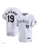 Men's Colorado Rockies Charlie Blackmon Nike White Home Limited Player Jersey