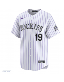 Men's Colorado Rockies Charlie Blackmon Nike White Home Limited Player Jersey