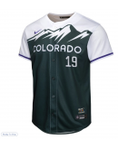 Youth Colorado Rockies Charlie Blackmon Nike Green City Connect Limited Player Jersey