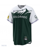 Men's Colorado Rockies Kris Bryant Nike Green City Connect Replica Player Jersey