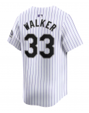 Men's Colorado Rockies Larry Walker Nike White Home Limited Player Jersey