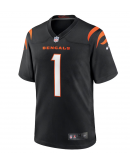 Men's Cincinnati Bengals Ja'Marr Chase Nike Black Game Jersey