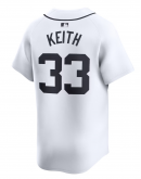 Men's Detroit Tigers Colt Keith Nike White Home Limited Player Jersey