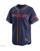 Men's Houston Astros Jose Altuve Nike Navy City Connect Limited Player Jersey