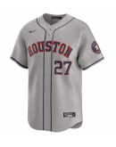 Men's Houston Astros Jose Altuve Nike Gray Away Limited Player Jersey