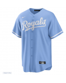 Men's Kansas City Royals Nike Light Blue Alternate Replica Team Logo Jersey