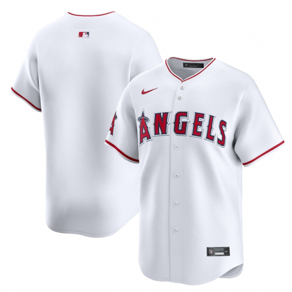 Men's Los Angeles Angels Nike White Home Limited Jersey Men's Los Angeles Angels Nike White Home Limited Jersey