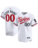 Youth Minnesota Twins Nike White Home Limited Custom Jersey