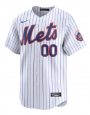 Men's New York Mets Nike White Home Limited Custom Jersey Men's New York Mets Nike White Home Limited Custom Jersey