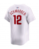 Men's Philadelphia Phillies Kyle Schwarber Nike White Home Limited Player Jersey