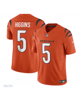 Men's Cincinnati Bengals Tee Higgins Nike Orange Limited Jersey