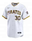 Men's Pittsburgh Pirates Paul Skenes Nike White Home Limited Player Jersey