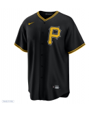 Men's Pittsburgh Pirates Nike Black Alternate Replica Team Jersey