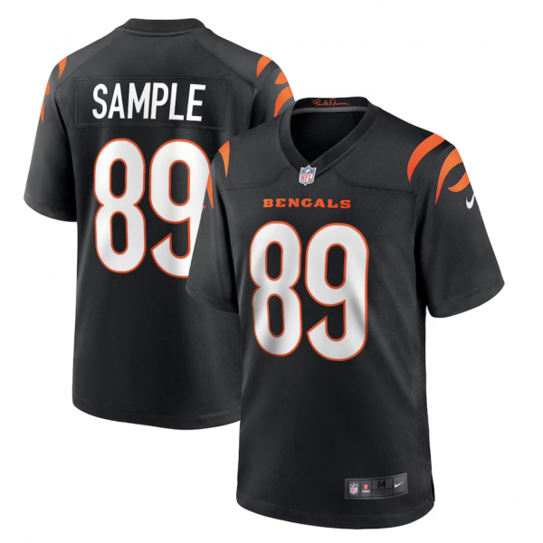 Men's Cincinnati Bengals Drew Sample Nike Black Game Jersey Men's Cincinnati Bengals Drew Sample Nike Black Game Jersey