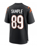 Men's Cincinnati Bengals Drew Sample Nike Black Game Jersey Men's Cincinnati Bengals Drew Sample Nike Black Game Jersey