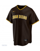 Men's San Diego Padres Nike Brown Road Replica Team Jersey