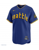 Men's Seattle Mariners Julio Rodríguez Nike Royal City Connect Limited Player Jersey