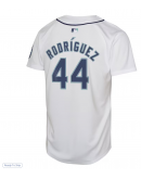 Youth Seattle Mariners Julio Rodríguez Nike White Home Limited Player Jersey