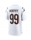 Men's Cincinnati Bengals Myles Murphy Nike White Team Game Jersey