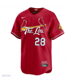 Men's St. Louis Cardinals Nolan Arenado Nike Red 2024 City Connect Limited Player Jersey