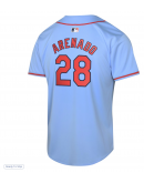 Youth St. Louis Cardinals Nolan Arenado Nike Light Blue Alternate Limited Player Jersey