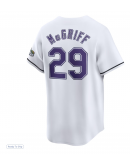 Men's Tampa Bay Rays Fred McGriff Nike White Throwback Cooperstown Limited Jersey