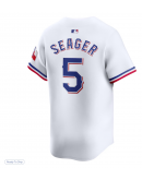 Youth Texas Rangers Corey Seager Nike White Home Limited Jersey