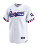 Men's Texas Rangers Wyatt Langford Nike White Home Limited Player Jersey