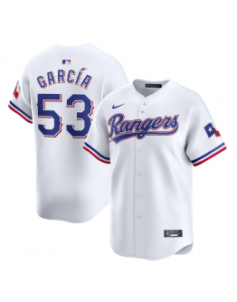 Men's Texas Rangers Adolis García Nike White Home Limited Player Jersey