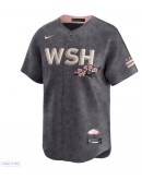 Men's Washington Nationals Stephen Strasburg Nike Charcoal City Connect Limited Player Jersey