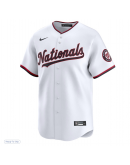 Men's Washington Nationals Dylan Crews Nike White Home Limited Player Jersey