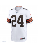 Men's Cleveland Browns Nick Chubb Nike White Game Jersey Men's Cleveland Browns Nick Chubb Nike White Game Jersey