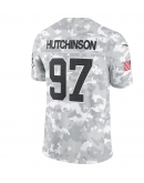 Men's Detroit Lions Aidan Hutchinson Nike Arctic Camo 2024 Salute to Service Limited Jersey Men's Detroit Lions Aidan Hutchinson Nike Arctic Camo 2024 Salute to Service Limited Jersey